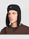Fly Puffer Beanie Fleece Beanie Knitted in Black color