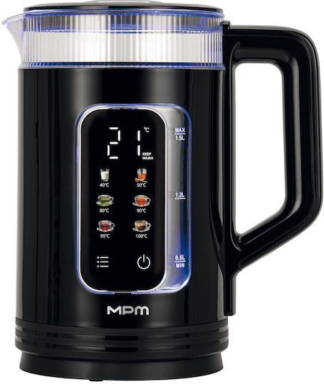 MPM Kettle Travel Size 1.5lt 1500W Brown