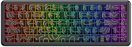 Onikuma G67 Gaming Tastatur mit RGB-Beleuchtung (Englisch US)