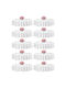 Vevor Rotunda Set 10pcs White 228.6x228.6cm
