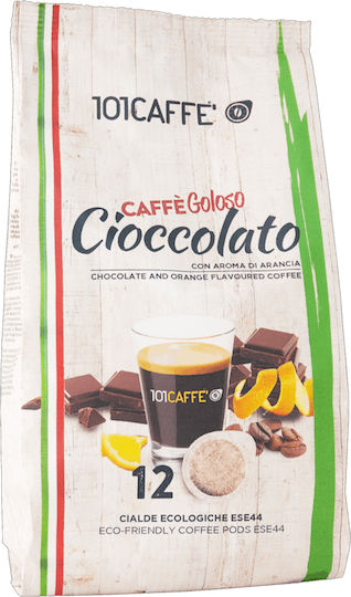 101Caffè Κάψουλες Espresso Συμβατές με Μηχανή E.S.E. Pod 12caps