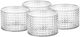 Estia 0736836. Serviettenring Glas Transparent 4pcs