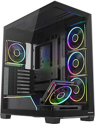 Modecom Volcano Stellar Plus ARGB Gaming Midi Tower with Side Window Modecom Volcano Stellar Plus ARGB Gaming Midi Tower with Side Window