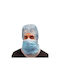 Astronaut Beanies Mask Two-Ply PP White Or Blue 11337 100 Pieces