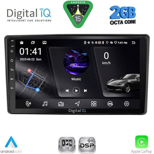 Digital IQ Ηχοσύστημα Αυτοκινήτου για Toyota Raize 2020 (Bluetooth/USB/WiFi/GPS/Apple-Carplay/Android-Auto) με Οθόνη Αφής 10"