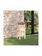 vidaXL Holzblumentopf Braune 31x31x70cm