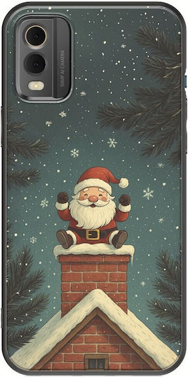 Chimney Santa Nokia C32 Black TPU Black Silicone