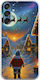 Santa Over Village Samsung Galaxy M15 5g Flexible TPU Transparent Silicone