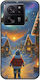 Santa Über Dorf Xiaomi 13T Pro 5G Schwarze TPU Schwarz Silikon