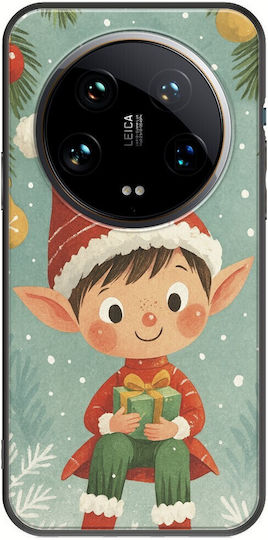 Smiling Elf Present Xiaomi 14 Ultra 5g Negru TPU Siliconă