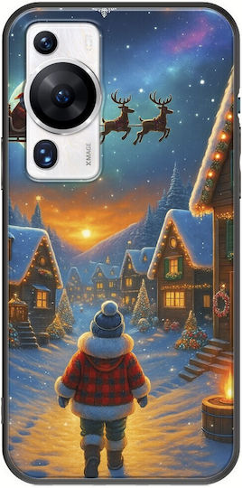 Santa Over Village Huawei P60 Black TPU Black Silicone