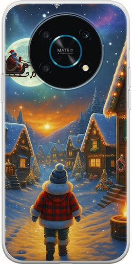 Santa Over Village Honor Magic 4 Lite 5g Flexibil TPU Silicon Transparent