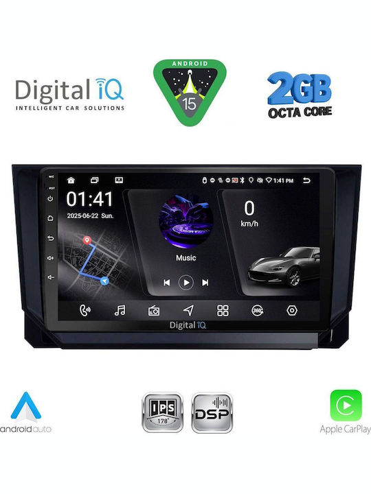 Digital IQ Car Audio System for Mazda CX-9 2006-2015 (Bluetooth/USB/WiFi/GPS/Apple-Carplay/Android-Auto) with Touch Screen 10"