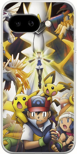 Pokemon Google Pixel 9a 5g Flexible TPU Transparent Silicone Mobile Phone Case