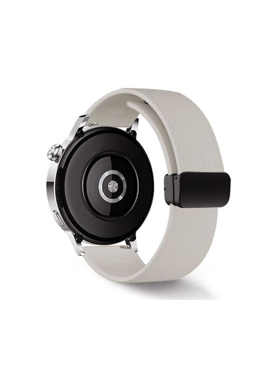 Silikon Tragbares Band Lychee Textur Garmin Vivoactive 5 Sternenlicht