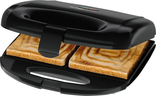 Clatronic Sandwich Maker for 2 Sandwiches 820W Black