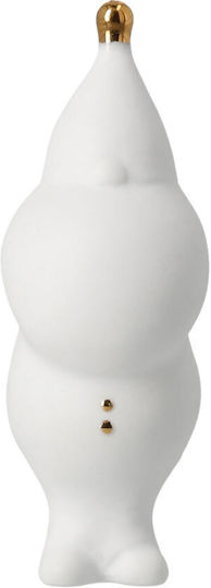 Raeder Christmas Table Decoration Porcelain White L7.5xW2.5xD2.5cm.