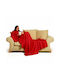 Κουβέρτα Καναπέ 130x170εκ. Red