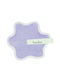 Cotton Changing Pad Lilac 25x21cm.