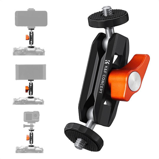 K&f Concept Dual Ball Heads Magic Arm Articulating Mini Magic Arm 1/4"-20 Screw 360° Kf31.137
