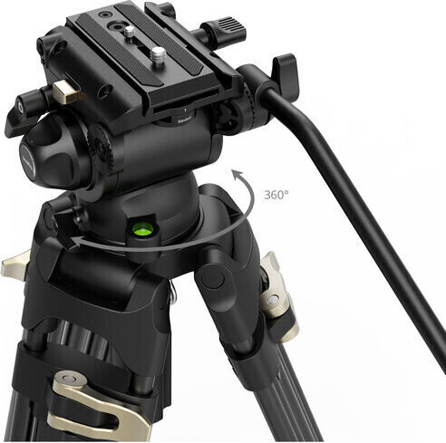 Smallrig Ad-01s Heavy-duty Tripod Fluid Head Kit 4686