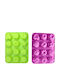 Formă de Patiserie pentru Cupcakes/Muffins din Silicon 20x15x2buc 2buc