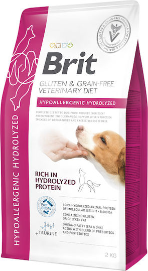 Hypoallergenic 2kg Dry Food for Dogs Grain-Free & Gluten-Free with Liver and Chicken