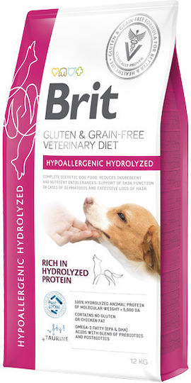 Brit Hypoallergenic 12kg Dry Food for Dogs Grain-Free & Gluten-Free with Liver and Chicken