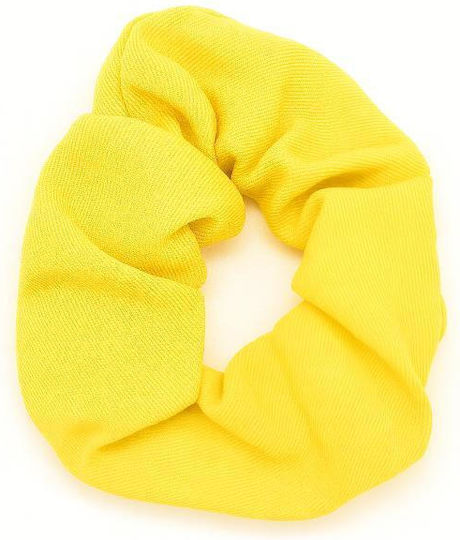 Kingleap Scrunchie Ластик За Коса Сатен 17см Жълт 271