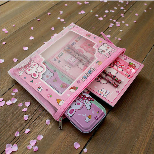 School Set Pink Shades Zipper Bag 9sxo83