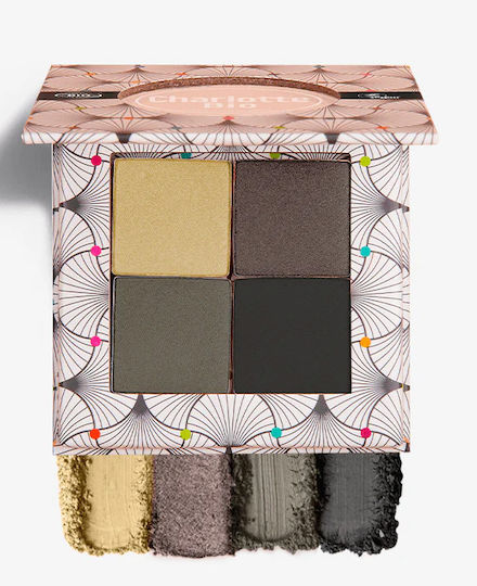 Charlotte Bio Eye Shadow Palette in Solid Form Silver Smokey 1.4gr