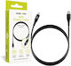 Mobile Origin USB 2.0 Cable USB-C male - USB-A 66W PD Μαύρο 1.5m
