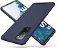 Back Cover Silicon / Plastic Albastru (Galaxy S20 FE)