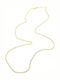 Al'Oro Two-tone Chain Neck made of Gold 9K Thin Thickness 1mm and Length 51cm