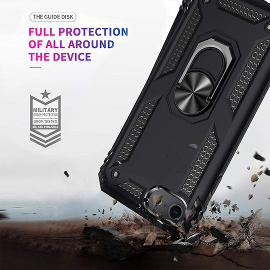 Back Cover Silicone / Plastic 0.3mm Black (iPhone 8/7)