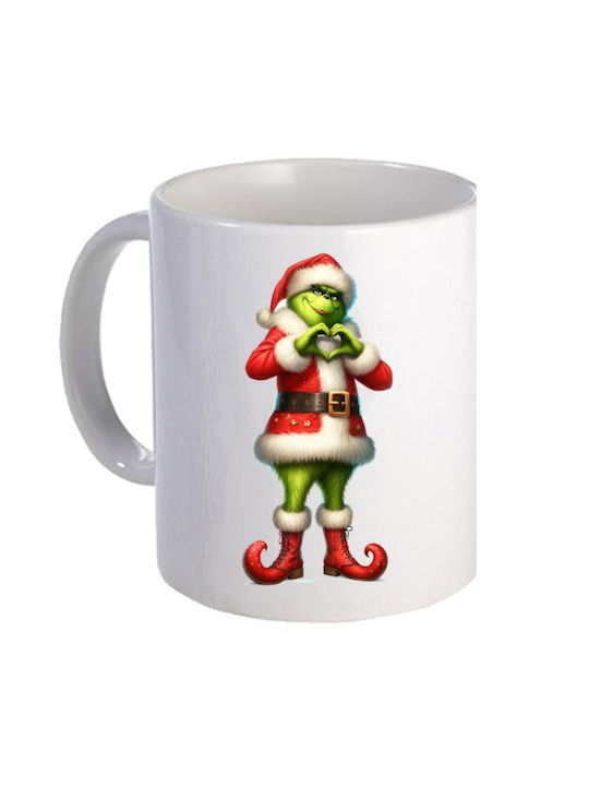 Keramiktasse Weiß 11oz Mr Grinch