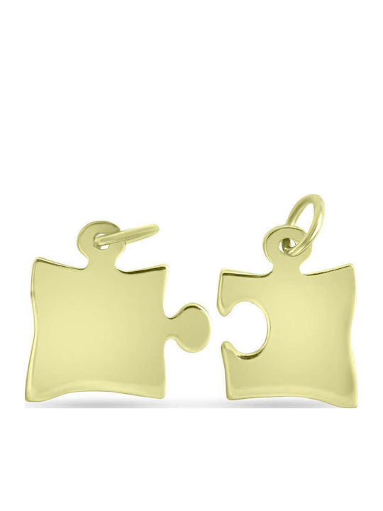 CHrysolithos Charm Aus 9K Gold KР3048-49