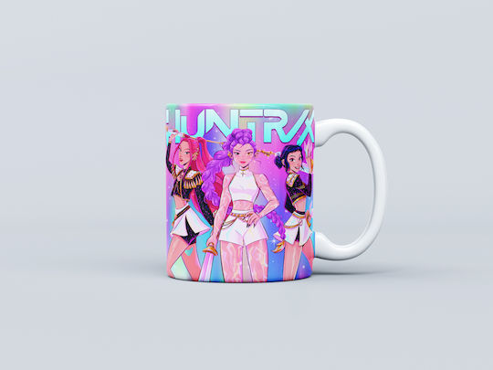 Weiße Keramik Tasse 330ml K-pop Demon Hunter Dp5798