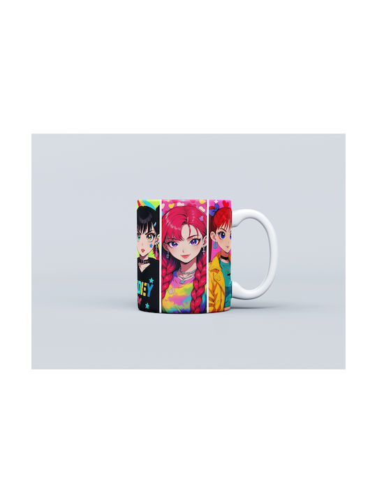 Cana Ceramică Albă 330ml K-pop Demon Hunter Dp5794