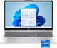 HP 15-fd0153dx 15.6" Touchscreen (i3-1315U/8GB/256GB SSD/W11 Home) Natural Silver (US Keyboard)
