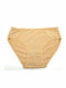 Cotton Women's Briefs Beige