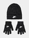 Kids Beanie Knitted Black