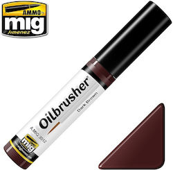 Ammo Pensulă de Ulei Maro Închis 10ml