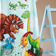 Carmel Kids' Beach Towel Double-Sided Dinosaurs 70x140cm