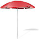 Alista Home Umbrelă Pliabilă De Plajă Diametru 1.55m Cu Protecție UV Roșie