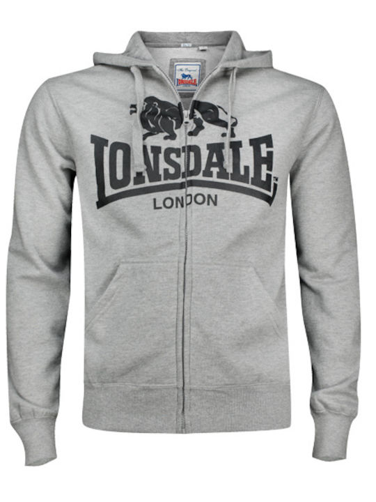 Lonsdale Krafty Sweatshirt mit Kapuze Krafty Grey