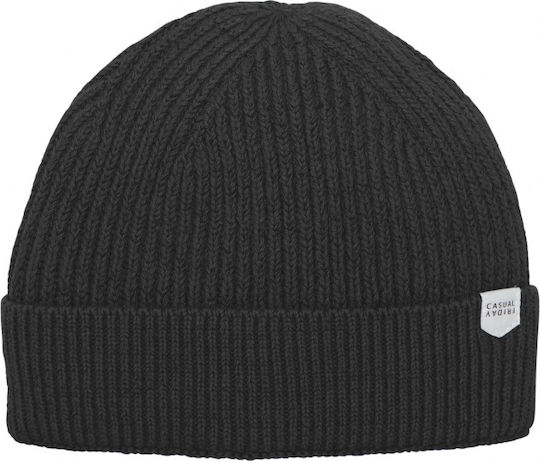 Beanie Unisex Beanie Gestrickt in Schwarz Farbe