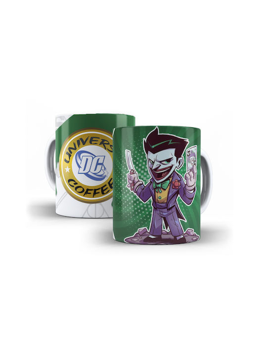 Λευκή Κεραμική Κούπα Dc Comic Joker 330ml Dp5722