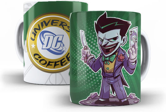 Бяла Керамична Чаша Dc Comic Joker 330ml Dp5722