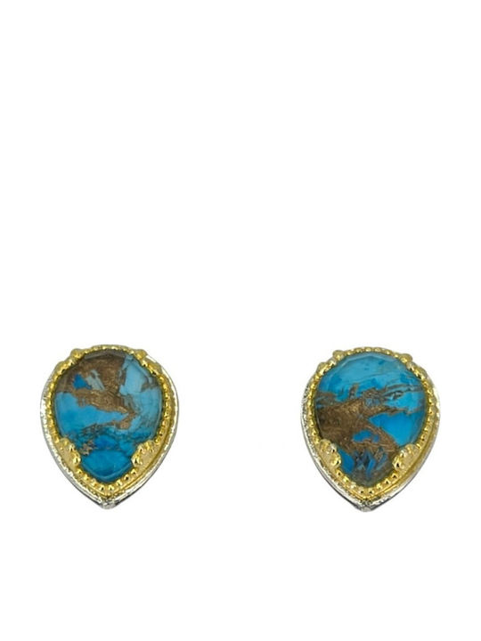 Earrings made of Silver Gold Plated